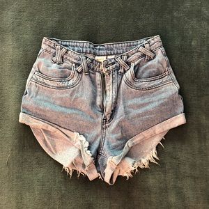 High Waisted Jean Shorts